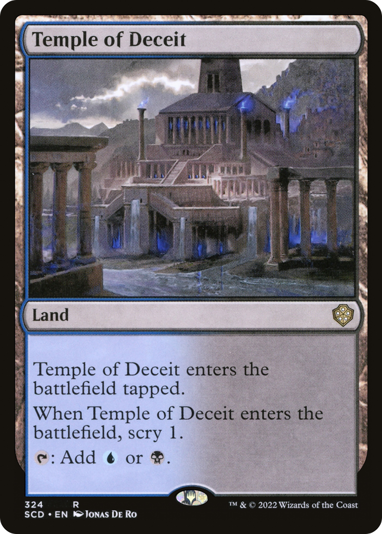 Temple of Deceit [Starter Commander Decks] | Anubis Games and Hobby