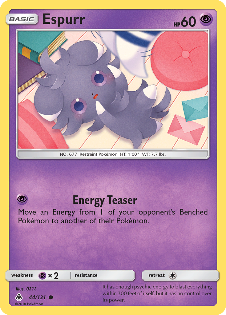 Espurr (44/131) [Sun & Moon: Forbidden Light] | Anubis Games and Hobby