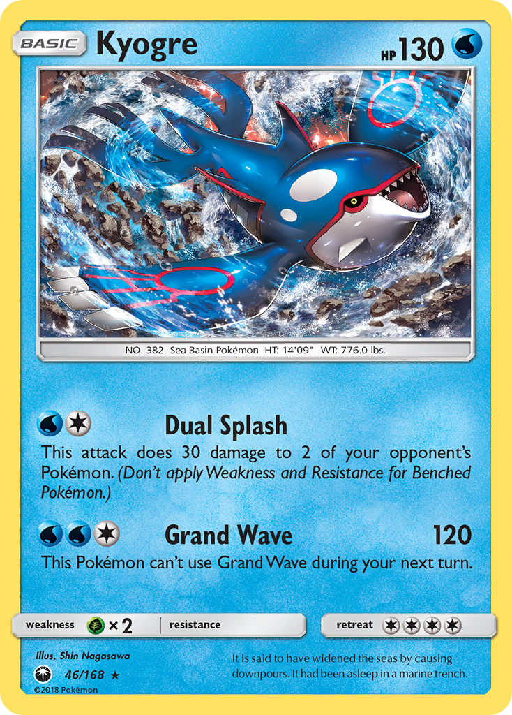 Kyogre (46/168) [Sun & Moon: Celestial Storm] | Anubis Games and Hobby