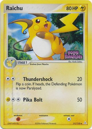 Raichu (51/110) (Stamped) [EX: Holon Phantoms] | Anubis Games and Hobby