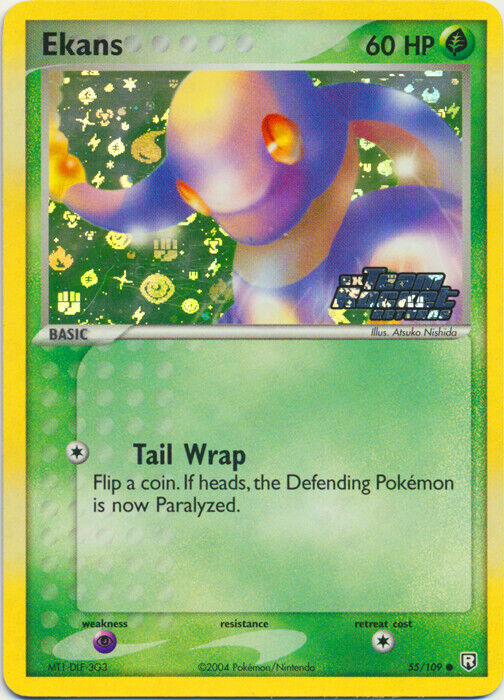 Ekans (55/109) (Stamped) [EX: Team Rocket Returns] | Anubis Games and Hobby