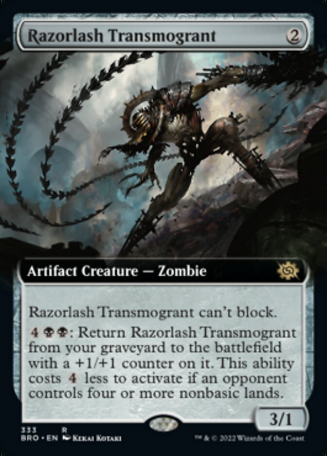 Razorlash Transmogrant (Extended Art) [The Brothers' War] | Anubis Games and Hobby