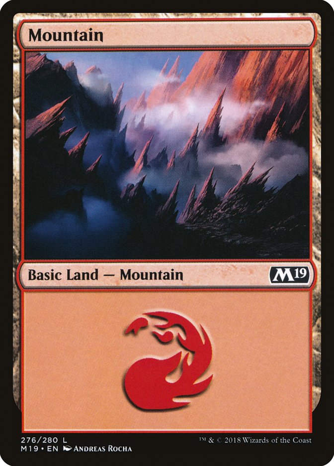 Mountain (276) [Core Set 2019] | Anubis Games and Hobby