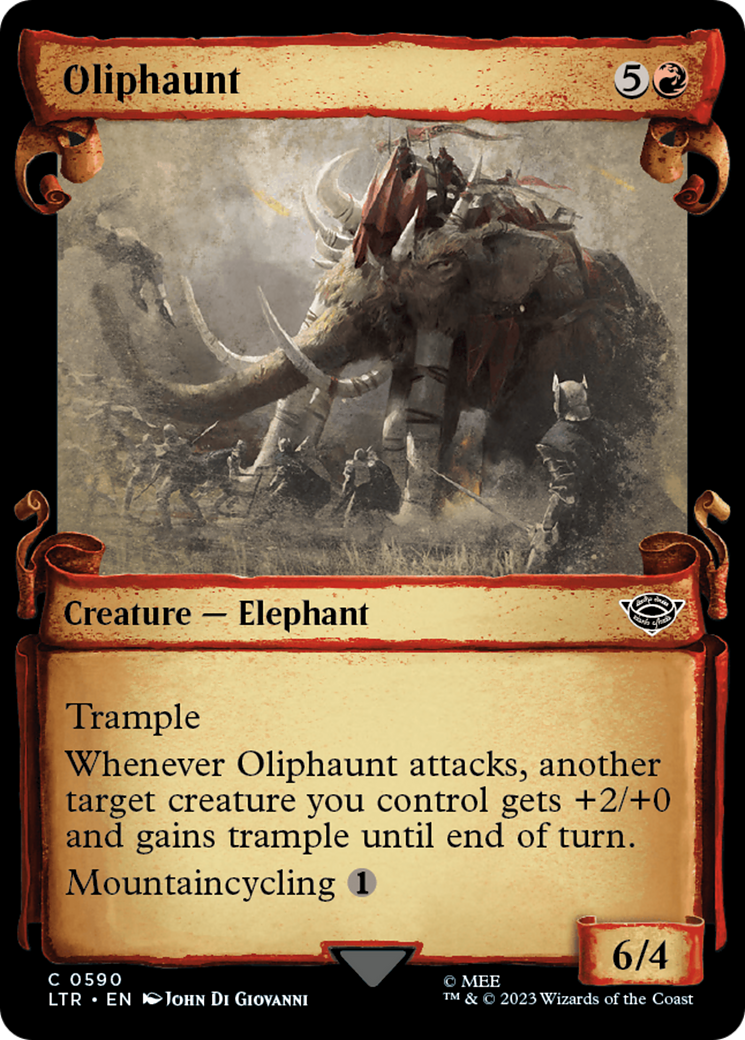 Oliphaunt [The Lord of the Rings: Tales of Middle-Earth Showcase Scrolls] | Anubis Games and Hobby