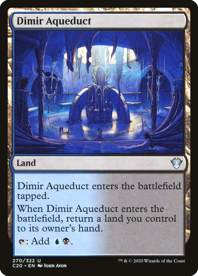 Dimir Aqueduct [Commander 2020] | Anubis Games and Hobby