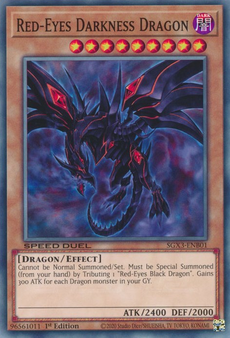 Red-Eyes Darkness Dragon [SGX3-ENB01] Common | Anubis Games and Hobby