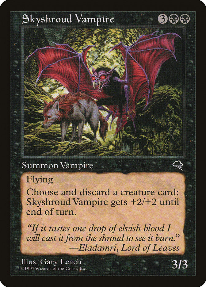 Skyshroud Vampire [Tempest] | Anubis Games and Hobby