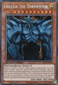 Obelisk the Tormentor [SBCB-EN202] Secret Rare | Anubis Games and Hobby