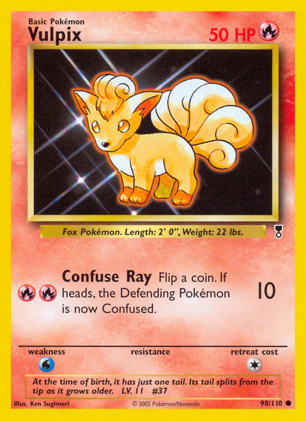 Vulpix (98/110) [Legendary Collection] | Anubis Games and Hobby