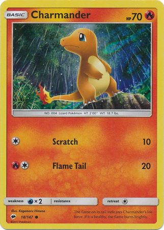 Charmander (18/147) (Premium Collection Promo) [Sun & Moon: Burning Shadows] | Anubis Games and Hobby