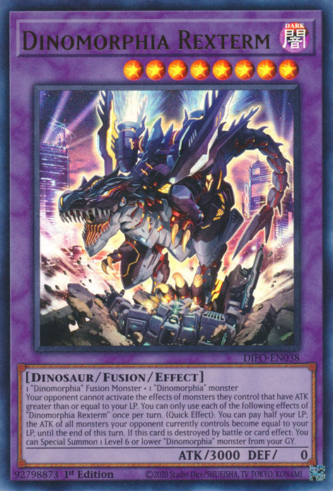 Dinomorphia Rexterm [DIFO-EN038] Ultra Rare | Anubis Games and Hobby