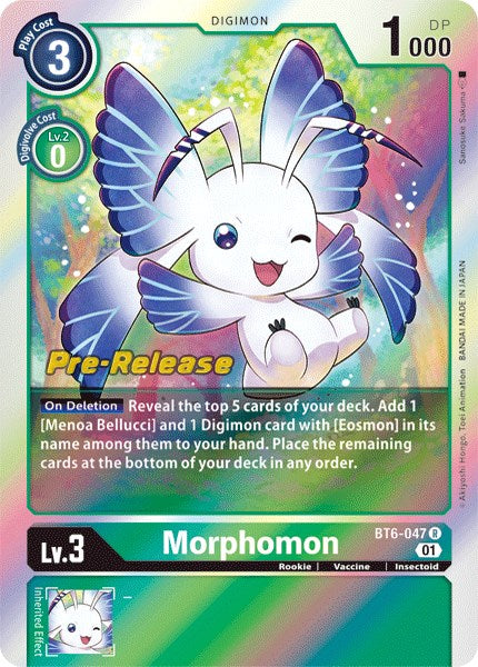 Morphomon [BT6-047] [Double Diamond Pre-Release Cards] | Anubis Games and Hobby
