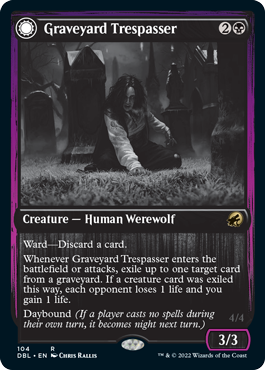 Graveyard Trespasser // Graveyard Glutton [Innistrad: Double Feature] | Anubis Games and Hobby