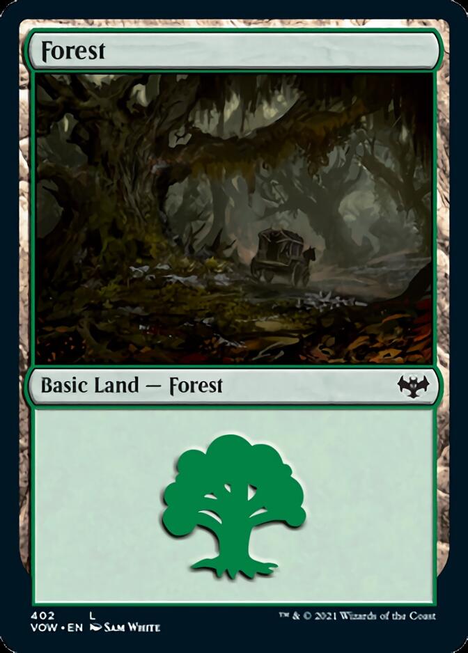 Forest (402) [Innistrad: Crimson Vow] | Anubis Games and Hobby