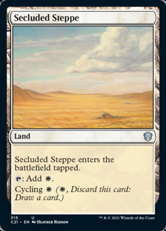 Secluded Steppe [Commander 2021] | Anubis Games and Hobby