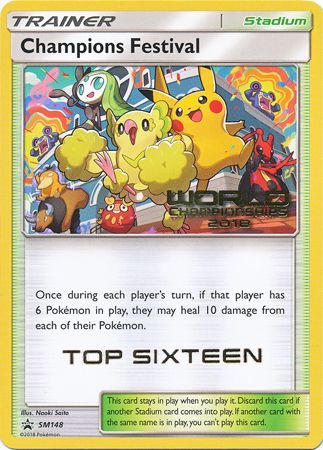 Champions Festival(SM148) (2018 Top Sixteen) [Sun & Moon: Black Star Promos] | Anubis Games and Hobby