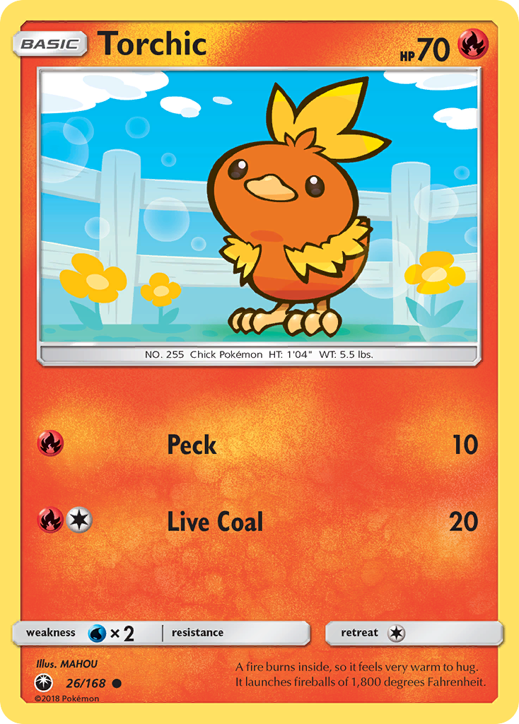 Torchic (26/168) [Sun & Moon: Celestial Storm] | Anubis Games and Hobby