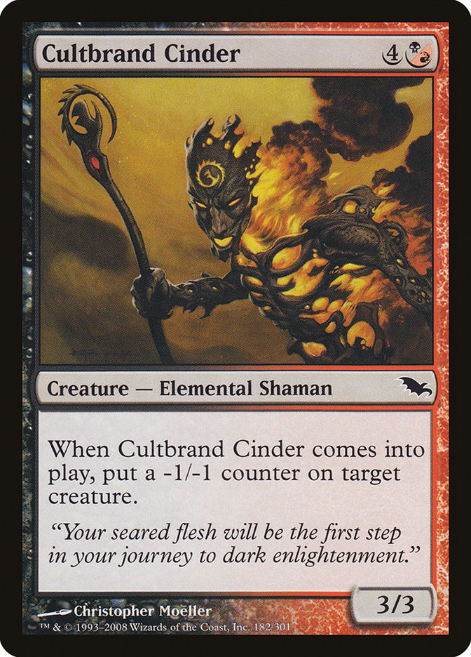 Cultbrand Cinder [Shadowmoor] | Anubis Games and Hobby