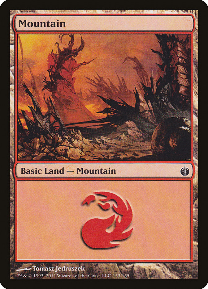 Mountain (153) [Mirrodin Besieged] | Anubis Games and Hobby