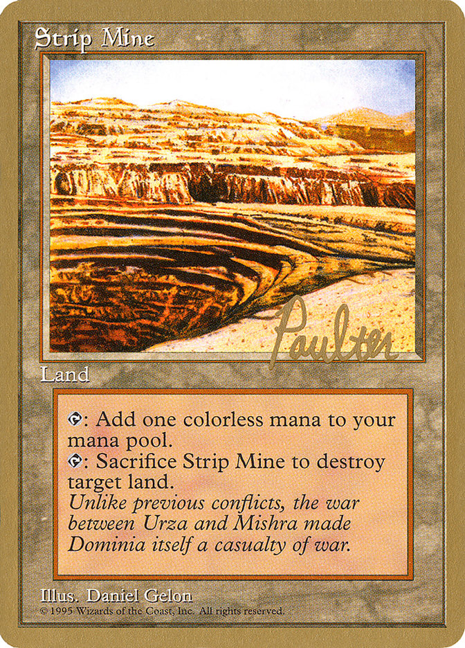 Strip Mine (Preston Poulter) [Pro Tour Collector Set] | Anubis Games and Hobby