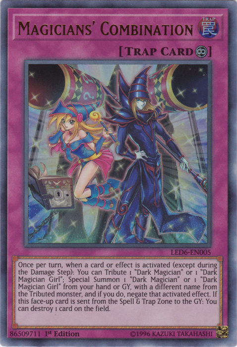 Magicians' Combination [LED6-EN005] Ultra Rare | Anubis Games and Hobby