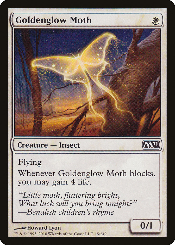 Goldenglow Moth [Magic 2011] | Anubis Games and Hobby