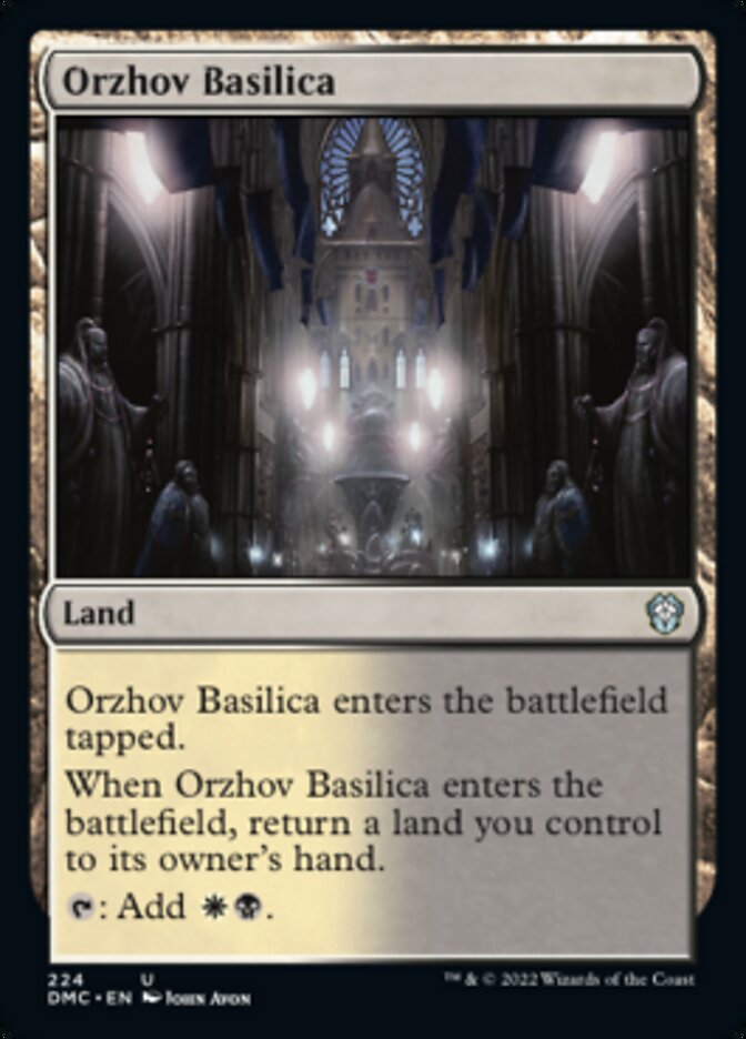 Orzhov Basilica [Dominaria United Commander] | Anubis Games and Hobby