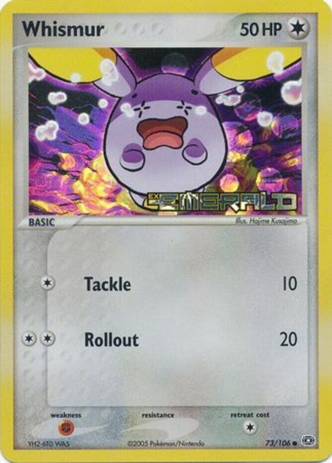 Whismur (73/106) (Stamped) [EX: Emerald] | Anubis Games and Hobby