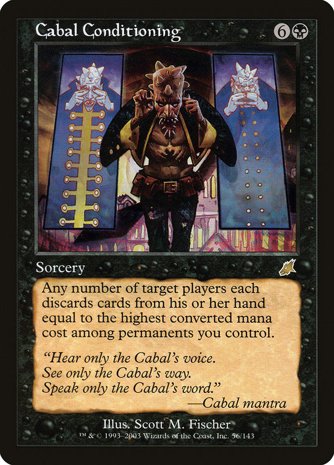 Cabal Conditioning [Scourge] | Anubis Games and Hobby