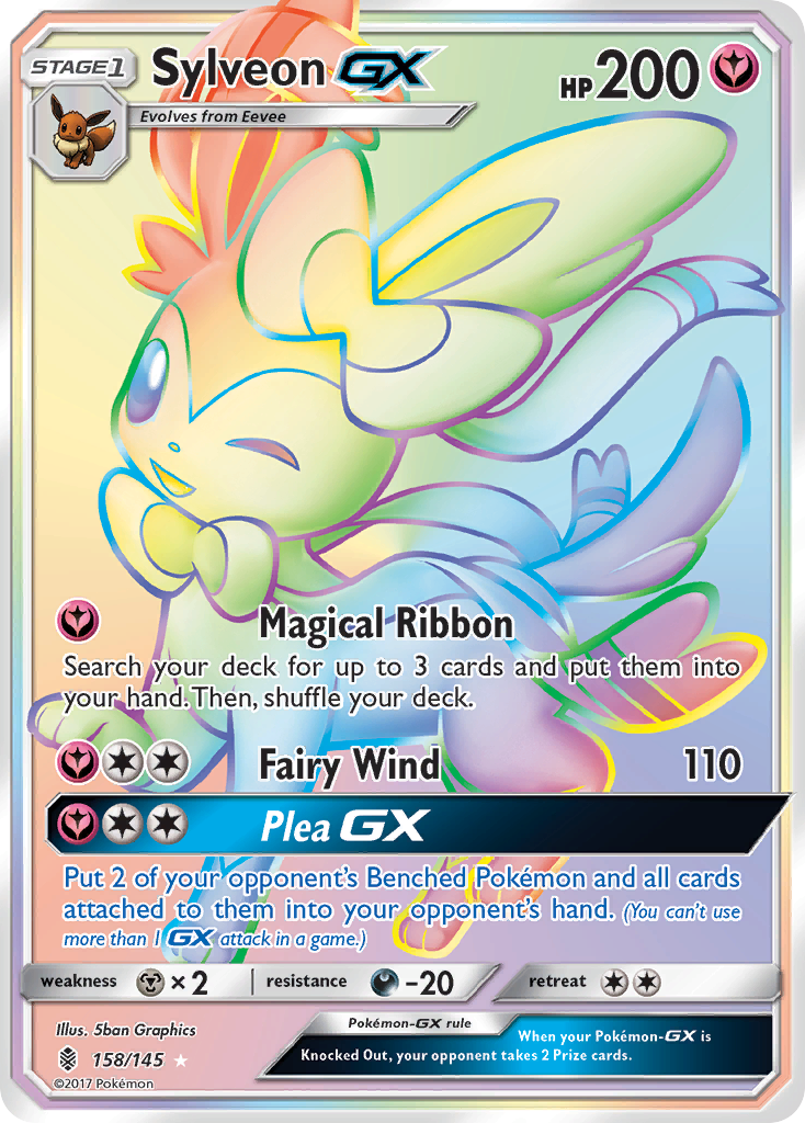 Sylveon GX (158/145) [Sun & Moon: Guardians Rising] | Anubis Games and Hobby