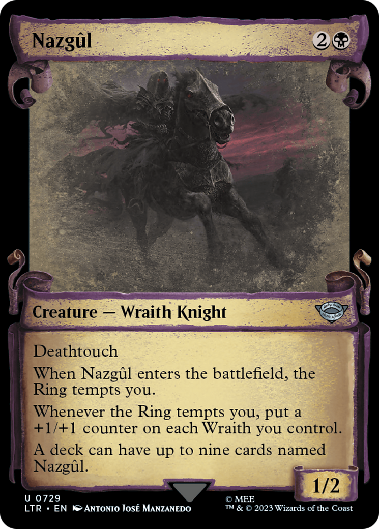 Nazgul (0729) [The Lord of the Rings: Tales of Middle-Earth Showcase Scrolls] | Anubis Games and Hobby