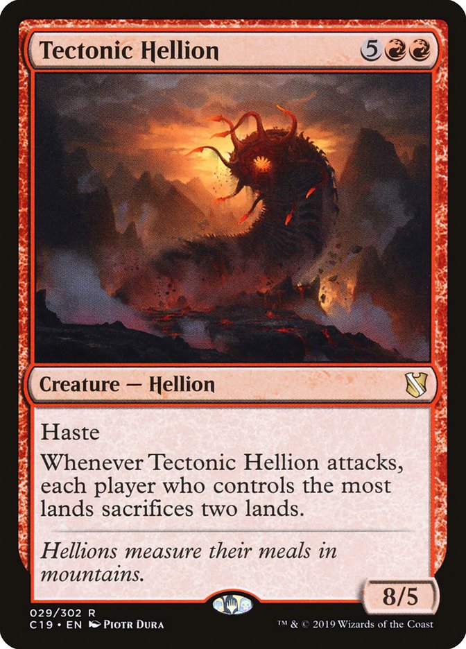 Tectonic Hellion [Commander 2019] | Anubis Games and Hobby