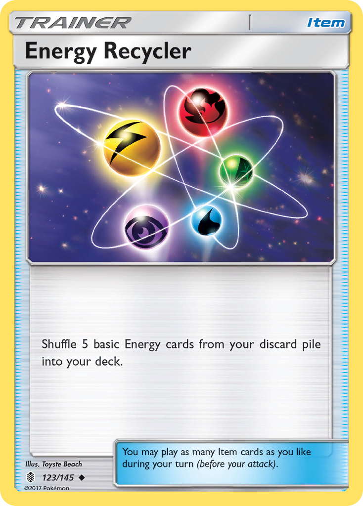 Energy Recycler (123/145) [Sun & Moon: Guardians Rising] | Anubis Games and Hobby