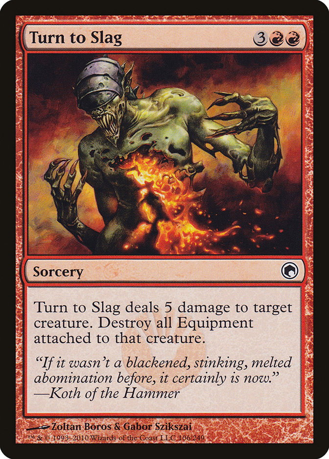 Turn to Slag [Scars of Mirrodin] | Anubis Games and Hobby