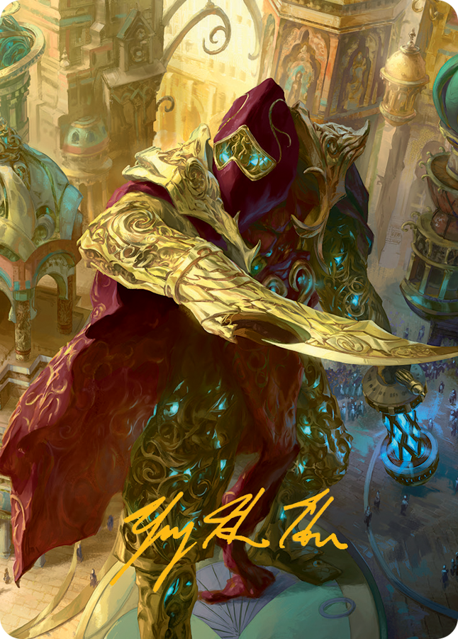 Baral, Chief of Compliance Art Card (Gold-Stamped Signature) [March of the Machine Art Series] | Anubis Games and Hobby