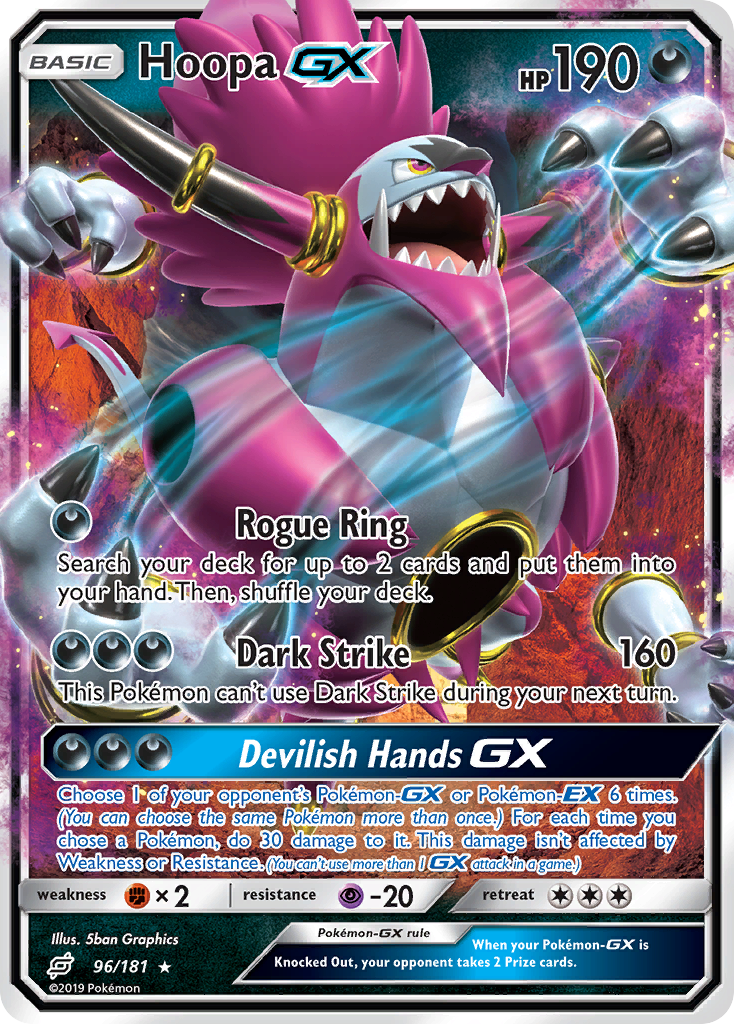 Hoopa GX (96/181) [Sun & Moon: Team Up] | Anubis Games and Hobby