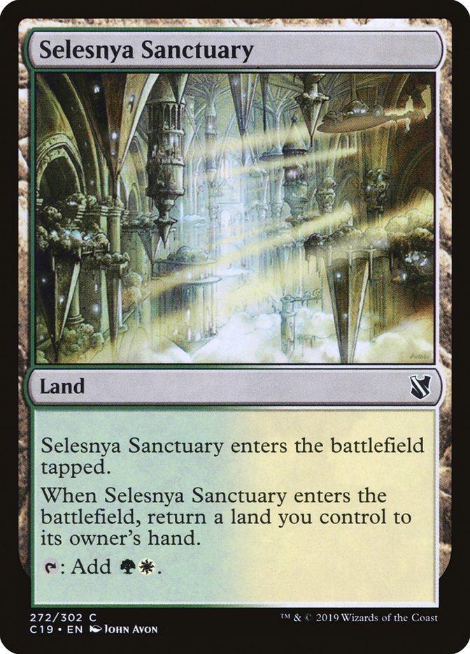 Selesnya Sanctuary [Commander 2019] | Anubis Games and Hobby