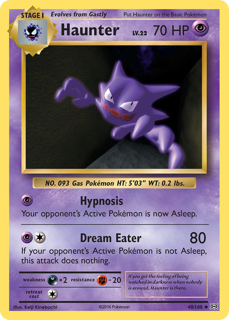 Haunter (48/108) [XY: Evolutions] | Anubis Games and Hobby