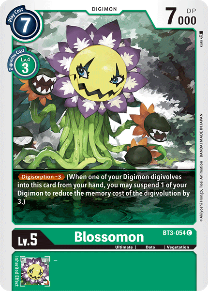 Blossomon [BT3-054] [Release Special Booster Ver.1.5] | Anubis Games and Hobby