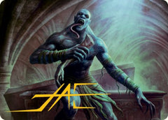 Ghoul Art Card (Gold-Stamped Signature) [Dungeons & Dragons: Adventures in the Forgotten Realms Art Series] | Anubis Games and Hobby