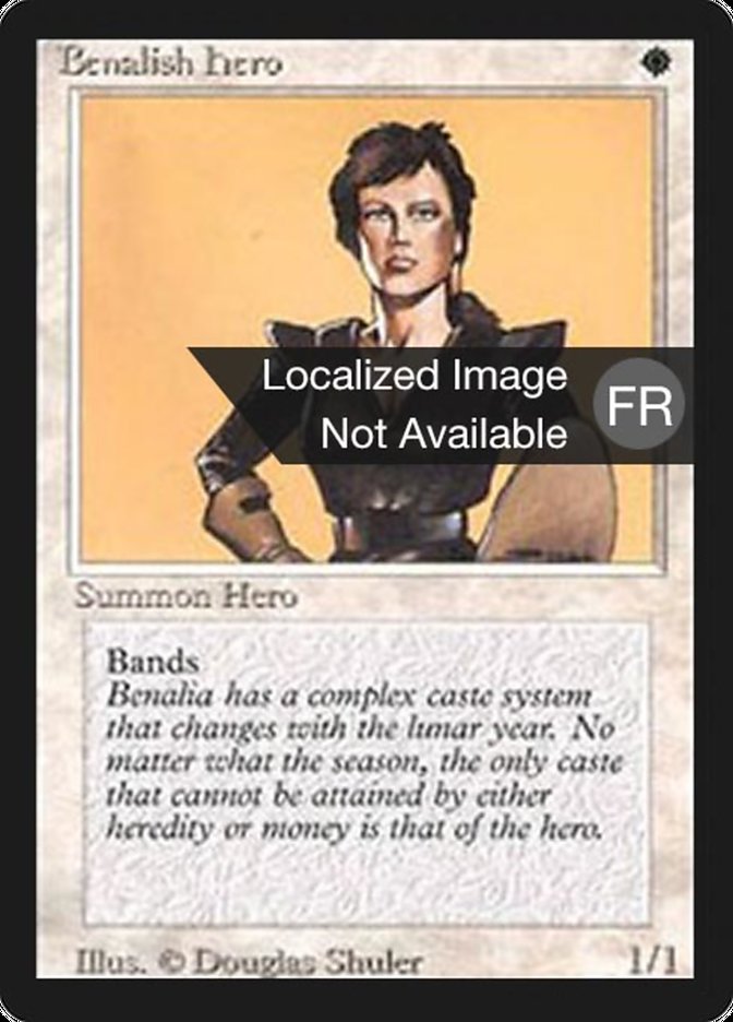 Benalish Hero [Foreign Black Border] | Anubis Games and Hobby