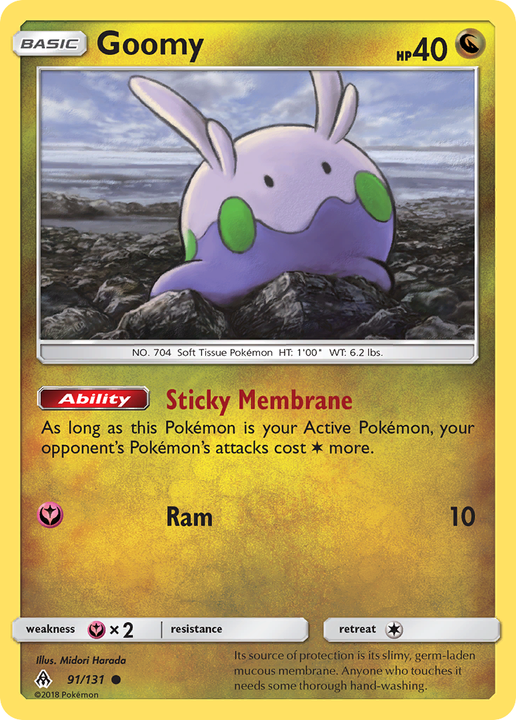 Goomy (91/131) [Sun & Moon: Forbidden Light] | Anubis Games and Hobby