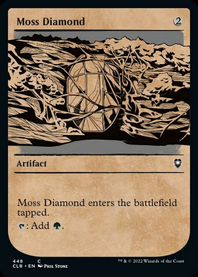 Moss Diamond (Showcase) [Commander Legends: Battle for Baldur's Gate] | Anubis Games and Hobby