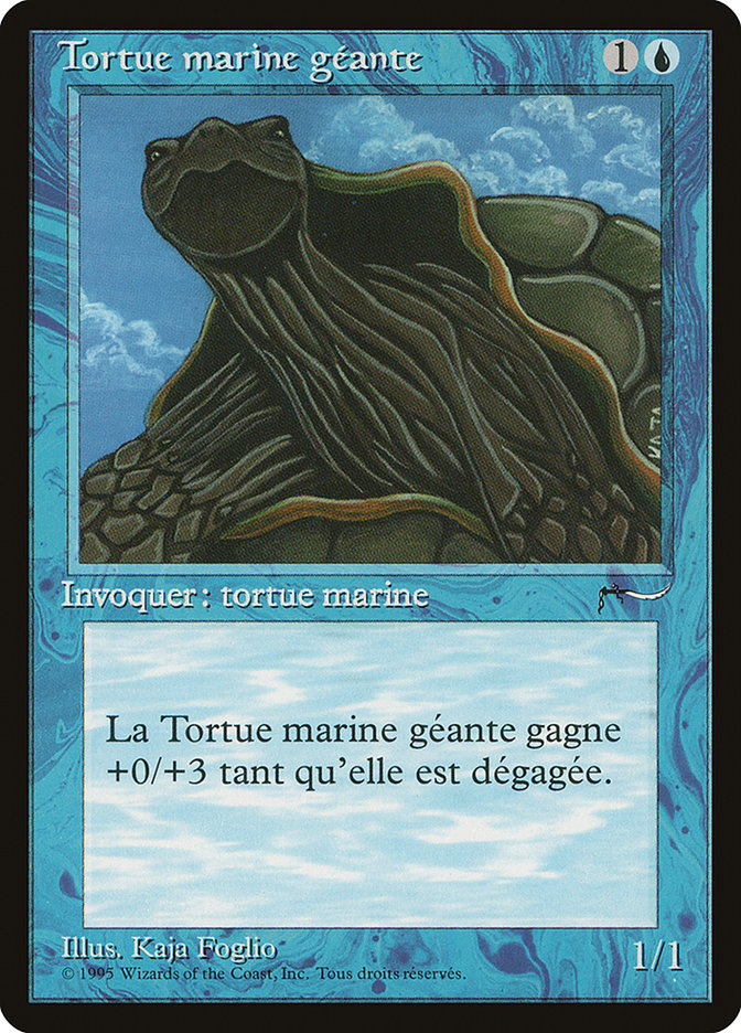 Giant Tortoise (French) - "Tortue marine geante" [Renaissance] | Anubis Games and Hobby