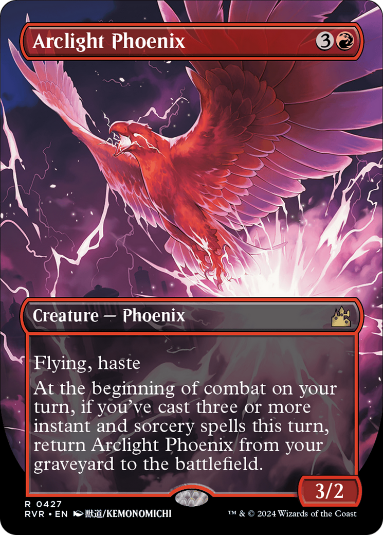 Arclight Phoenix (Anime Borderless) [Ravnica Remastered] | Anubis Games and Hobby