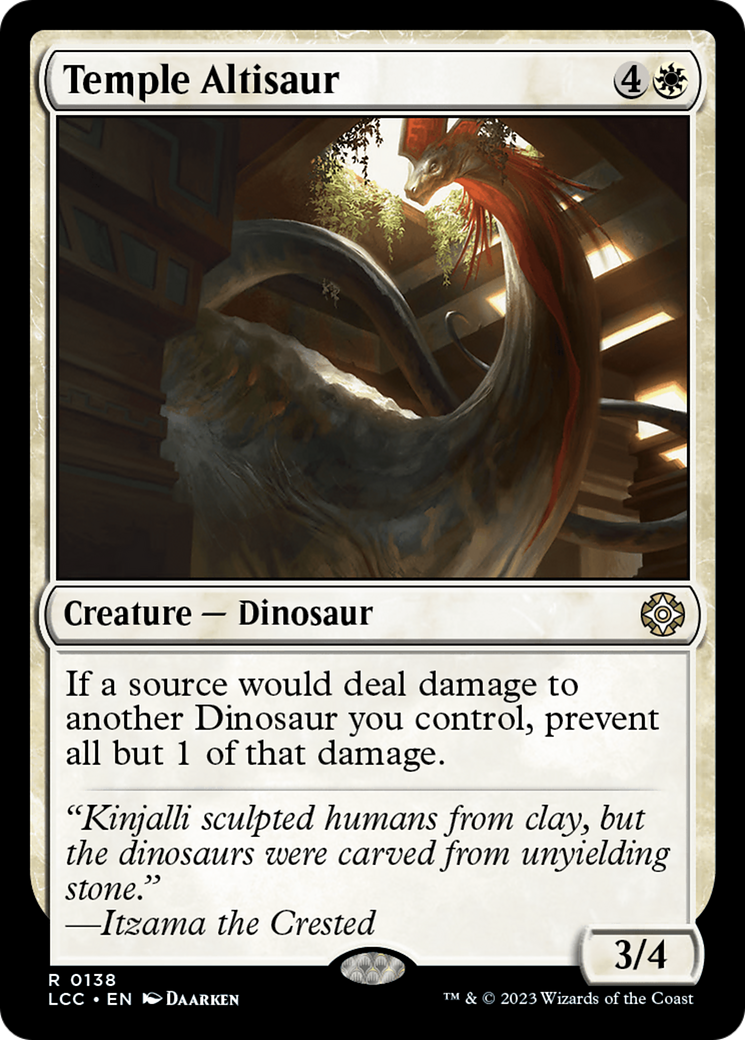 Temple Altisaur [The Lost Caverns of Ixalan Commander] | Anubis Games and Hobby