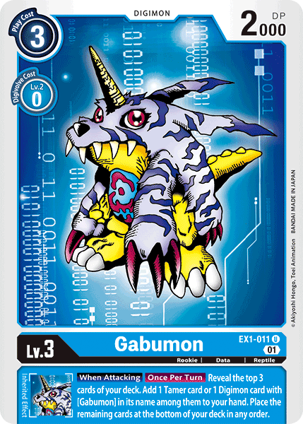 Gabumon [EX1-011] [Classic Collection] | Anubis Games and Hobby