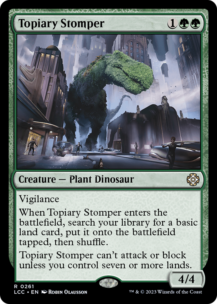 Topiary Stomper [The Lost Caverns of Ixalan Commander] | Anubis Games and Hobby