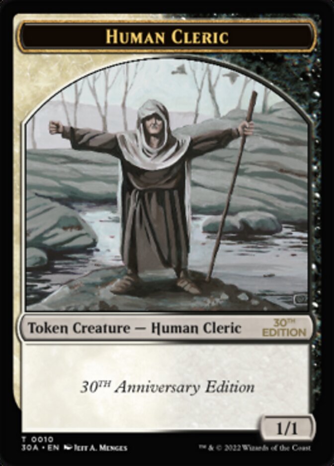 Human Cleric Token [30th Anniversary Tokens] | Anubis Games and Hobby