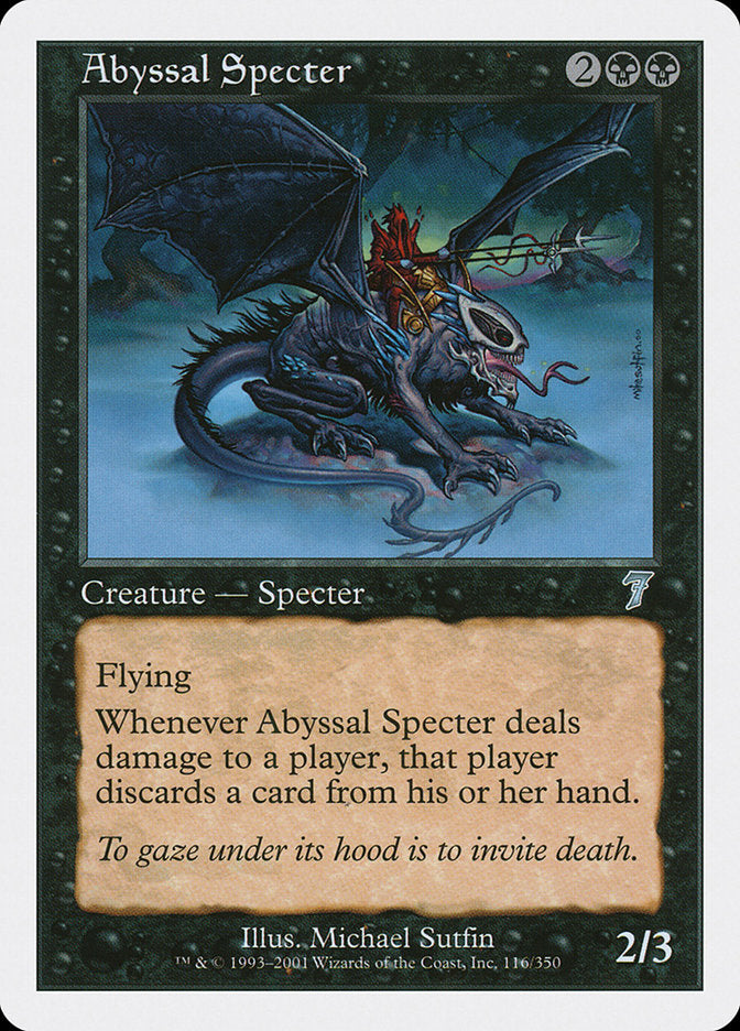 Abyssal Specter [Seventh Edition] | Anubis Games and Hobby